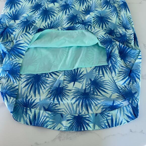 Vineyard Vines Electric Palm One Shoulder High-Low Maxi Dress Size 8 - Picture 7 of 9